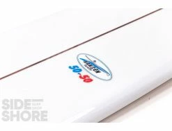 50-50 - Clear + Polish - 9'0 X 22 1/2" X 3" - Single - US Box 31 50-50 - Clear + Polish - 9'0 X 22 1/2" X 3" - Single - US Box -Side-Shore Soldes Magasin 50 50 clear polish 90 x 22 12 x 3 single us box hansen surfboards 9