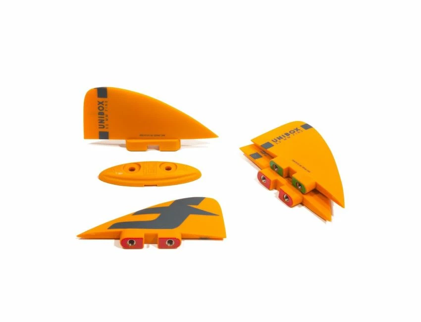 F-One Ailerons Unibox X4 - Mango | Accessoires Planches de Kitesurf 4 F-One Ailerons Unibox X4 - Mango | Accessoires Planches de Kitesurf – Image 2