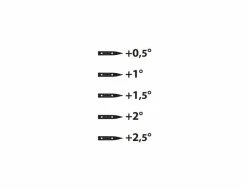 SELECT Jeu De Cales Stabilisateur Goliath - Set de Cales (0.5°, 1°, 1.5°, 2° & 2.5°) pour Foils et Sports Nautiques -Side-Shore Soldes Magasin cales stabilisateur goliath shims set 05 1 15 2 25 select 4