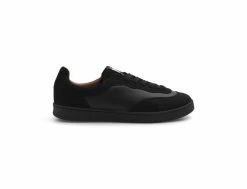 CM001 Chaussures Homme en Suède et Cuir Noir - Style et Confort -Side-Shore Soldes Magasin cm001 suede leather lo black black last resort ab 5