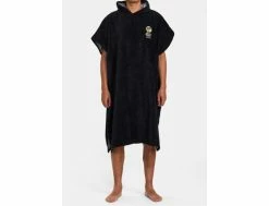 RVCA Cobra Poncho Garage Blue - Serviette de Plage Polyvalente pour l'Été -Side-Shore Soldes Magasin cobra poncho garage blue rvca 2