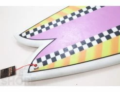 DAB - Fish - 80's - 5'5 X 20 7/8" X 2 1/2" - 33.5 L - Futures - Twin -Side-Shore Soldes Magasin dab fish 80s 55 x 20 78 x 2 12 335 l futures twin indio 13