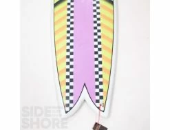 DAB - Fish - 80's - 5'5 X 20 7/8" X 2 1/2" - 33.5 L - Futures - Twin -Side-Shore Soldes Magasin dab fish 80s 55 x 20 78 x 2 12 335 l futures twin indio 14