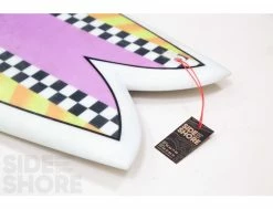 DAB - Fish - 80's - 5'5 X 20 7/8" X 2 1/2" - 33.5 L - Futures - Twin -Side-Shore Soldes Magasin dab fish 80s 55 x 20 78 x 2 12 335 l futures twin indio 17