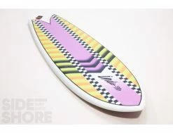 DAB - Fish - 80's - 5'5 X 20 7/8" X 2 1/2" - 33.5 L - Futures - Twin -Side-Shore Soldes Magasin dab fish 80s 55 x 20 78 x 2 12 335 l futures twin indio 2