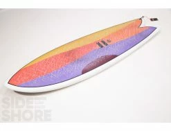 Planche de Surf DAB Fish - 5'9 x 21 1/8" x 2 9/16" - 37.6 L - Futures - Twin -Side-Shore Soldes Magasin dab fish india 59 x 21 18 x 2 916 376 l futures twin indio 12