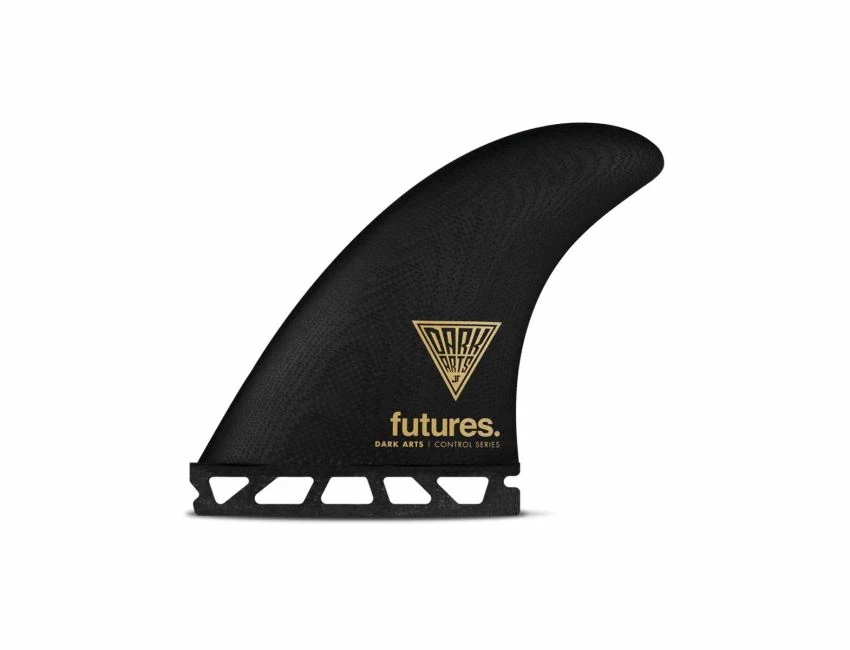 Dark Arts Fiberglass - Black / Gold - Thruster - L 5 Dark Arts Fiberglass - Black / Gold - Thruster - L – Image 3