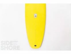 Egg Not - Mid - 7'4" X 21.50" X 2.78" - 49 L - Single US Box + Quad - Jaune -Side-Shore Soldes Magasin egg not mid 74 x 2150 x 278 49 l single us box quad al merrick 10