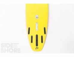 Egg Not - Mid - 7'4" X 21.50" X 2.78" - 49 L - Single US Box + Quad - Jaune -Side-Shore Soldes Magasin egg not mid 74 x 2150 x 278 49 l single us box quad al merrick 14
