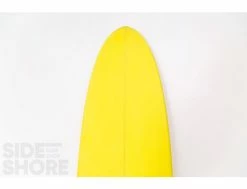 Egg Not - Mid - 7'4" X 21.50" X 2.78" - 49 L - Single US Box + Quad - Jaune -Side-Shore Soldes Magasin egg not mid 74 x 2150 x 278 49 l single us box quad al merrick 15