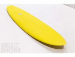 Egg Not - Mid - 7'4" X 21.50" X 2.78" - 49 L - Single US Box + Quad - Jaune -Side-Shore Soldes Magasin egg not mid 74 x 2150 x 278 49 l single us box quad al merrick 3