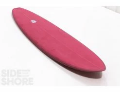 Egg Not - Mid - 7'4" X 21.50" X 2.78" - 49 L - Single US Box + Quad - Red -Side-Shore Soldes Magasin egg not mid 74 x 2150 x 278 49 l single us box quad red rusty surfboards 2