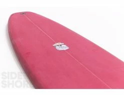 Egg Not - Mid - 7'4" X 21.50" X 2.78" - 49 L - Single US Box + Quad - Red -Side-Shore Soldes Magasin egg not mid 74 x 2150 x 278 49 l single us box quad red rusty surfboards 6