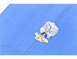 Egg Not - Mid - 7'6" X 21.75" X 2.80" - 51 L - Single US Box + Quad - Blue -Side-Shore Soldes Magasin egg not mid 76 x 2175 x 280 51 l single us box quad red rusty surfboards 10