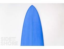 Egg Not - Mid - 7'6" X 21.75" X 2.80" - 51 L - Single US Box + Quad - Blue -Side-Shore Soldes Magasin egg not mid 76 x 2175 x 280 51 l single us box quad red rusty surfboards 12