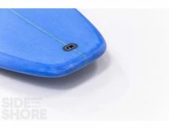 Egg Not - Mid - 7'6" X 21.75" X 2.80" - 51 L - Single US Box + Quad - Blue -Side-Shore Soldes Magasin egg not mid 76 x 2175 x 280 51 l single us box quad red rusty surfboards 14