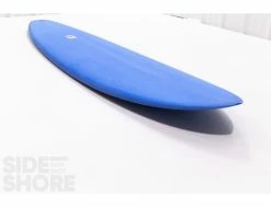 Egg Not - Mid - 7'6" X 21.75" X 2.80" - 51 L - Single US Box + Quad - Blue -Side-Shore Soldes Magasin egg not mid 76 x 2175 x 280 51 l single us box quad red rusty surfboards 2