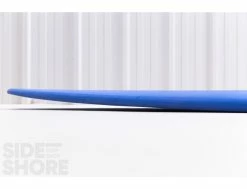 Egg Not - Mid - 7'6" X 21.75" X 2.80" - 51 L - Single US Box + Quad - Blue -Side-Shore Soldes Magasin egg not mid 76 x 2175 x 280 51 l single us box quad red rusty surfboards 7