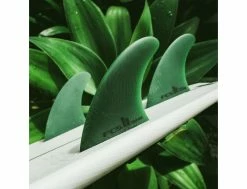 FCS II Carver Neo Glass Eco Blend Sage Thruster - Medium -Side-Shore Soldes Magasin fcs ii carver neo glass eco blend sage thruster medium fcs 2