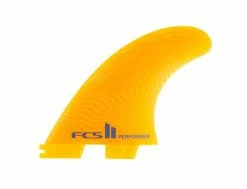 FCS II Performer Neo Glass Mango Eco Blend Thruster - Large -Side-Shore Soldes Magasin fcs ii performer neo glass mango eco blend thruster large fcs 2