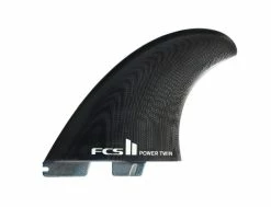 FCS II Power Twin + 1 PG - Black -Side-Shore Soldes Magasin fcs ii power twin 1 pg black fcs 2