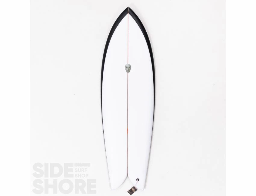 Fish - Spray Black - 5'11 X 21 3/8" X 2 11/16" - Twin - Futures 3 Fish - Spray Black - 5'11 X 21 3/8" X 2 11/16" - Twin - Futures