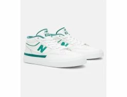 Franky V. 417 White Vintage Teal - Chaussures Homme Vintage - Style Rétro et Confortable