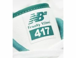 Franky V. 417 White Vintage Teal - Chaussures Homme Vintage - Style Rétro et Confortable -Side-Shore Soldes Magasin franky v 417 white vintage teal new balance numeric 4