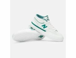 Franky V. 417 White Vintage Teal - Chaussures Homme Vintage - Style Rétro et Confortable -Side-Shore Soldes Magasin franky v 417 white vintage teal new balance numeric 7