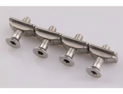 Lot de 4 Écrous T en Titane et Vis à Tête Fraisée M6 pour Planches de Wing Foil 9 Lot de 4 Écrous T en Titane et Vis à Tête Fraisée M6 pour Planches de Wing Foil -Side-Shore Soldes Magasin generic titanium t nuts csk screw set x4 m6 armstrong foils 3