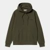 Carhartt Hooded Script Embroidery Sweat -Side-Shore Soldes Magasin hooded script embroidery sweat carhartt