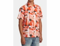 RVCA Jesse Brown Woven SS -Side-Shore Soldes Magasin jesse brown woven ss rvca 5