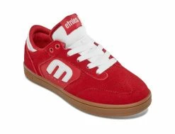Etnies Kids Windrow Chaussures Rouge Blanc Gummé - Confort et Style pour Enfants -Side-Shore Soldes Magasin kids windrow red white gum etnies 3