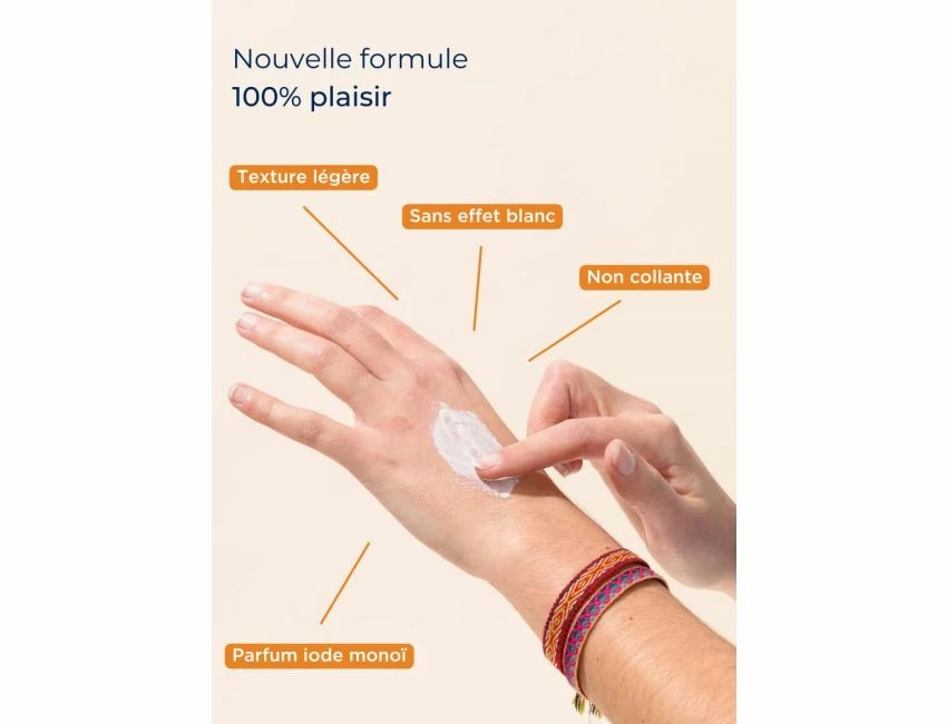 Lait Solaire Bio SPF50 - 100g | Crème Solaire Écologique pour l'Été 5 Lait Solaire Bio SPF50 - 100g | Crème Solaire Écologique pour l'Été – Image 3