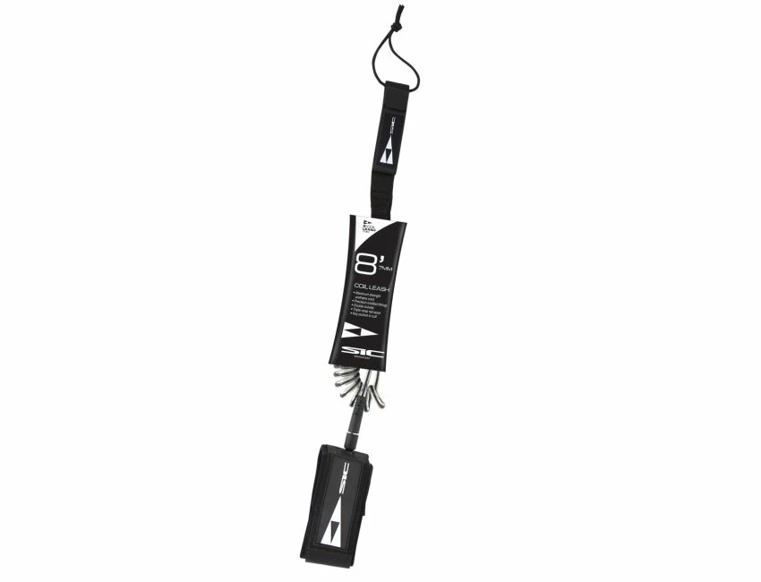 Leash SUP - 8' Coil Black 4 Leash SUP - 8' Coil Black – Image 2