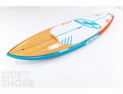 F-One Madeiro 7'3" Planche Paddle Bambou & Carbone - SUP Occasion -Side-Shore Soldes Magasin madeiro 73 fone 13