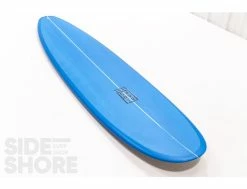 Mid One - 7'6 X 21 1/2" X 2 7/8" - 53 L - Thruster - FCS II -Side-Shore Soldes Magasin mid one blue 76 x 21 12 x 2 78 53 l thruster fcs ii blanks 2