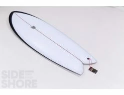 Myconaut - Black Rails - Planche de Surf 5'5 x 20 1/2" x 2 7/16" - Quad - Futures -Side-Shore Soldes Magasin myconaut black rails 55 x 20 12 x 2 716 quad futures christenson surfboards 16