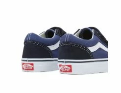 Chaussures Vans Old Skool V Navy True White pour Enfants - Confort et Style -Side-Shore Soldes Magasin old skool v navy true white vans 4