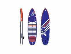 PACK SURFPISTOLS Marinière 10' V2 - SUP Gonflable - Idéal pour les Sports Nautiques -Side-Shore Soldes Magasin pack surfpistols mariniere 10 v2 surfpistols 4