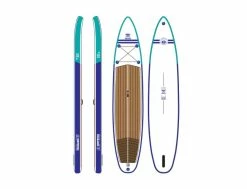 PACK SURFPISTOLS Yacht 12'6" V2 - SUP Gonflable Haut de Gamme pour Sports Nautiques -Side-Shore Soldes Magasin pack surfpistols yacht 126 v2 surfpistols 1