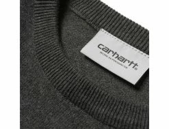 Carhartt Playoff Sweater Black Heather -Side-Shore Soldes Magasin playoff sweater black heather carhartt 3