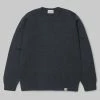 Carhartt Playoff Sweater Dark Navy Heather -Side-Shore Soldes Magasin playoff sweater dark navy heather carhartt