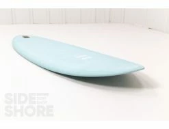 Racer - Grom Aqua Blue - 4'11 X 19 2/8" X 2 1/2" - 22 L -Side-Shore Soldes Magasin racer grom aqua blue 411 x 19 x 2 18 225 l indio 5