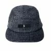 Casquette Volley Réaction Noir Houndstooth - Accessoire de Mode Élégant -Side-Shore Soldes Magasin reaction volley cap black houndstooth former