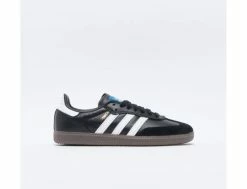 Chaussures Samba ADV Noir Blanc Or pour Homme | Style et Confort -Side-Shore Soldes Magasin samba adv black white gold adidas skateboarding 4