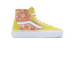 Chaussures Vans Sk8-Hi Tapered Psychedelic Resort Passion Flower pour Femmes -Side-Shore Soldes Magasin sk8 hi tapered psychedelic resort passion flower vans 6