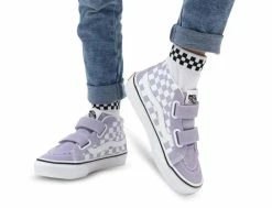 Chaussures Bébé Vans Sk8-Mid Reissue Toddler Languid Lavender - Confort et Style -Side-Shore Soldes Magasin sk8 mid reissue toddler languid lavender vans 3