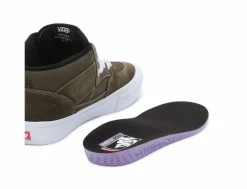 Chaussures Vans Skate Half Cab Dark Olive pour Homme -Side-Shore Soldes Magasin skate half cab dark olive vans 13