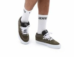 Chaussures Vans Skate Half Cab Dark Olive pour Homme -Side-Shore Soldes Magasin skate half cab dark olive vans 2
